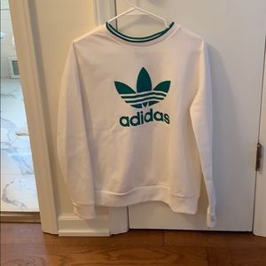 White adidas sweatshirt